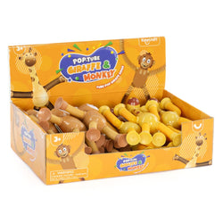 Pop Tube Giraffe and Monkey