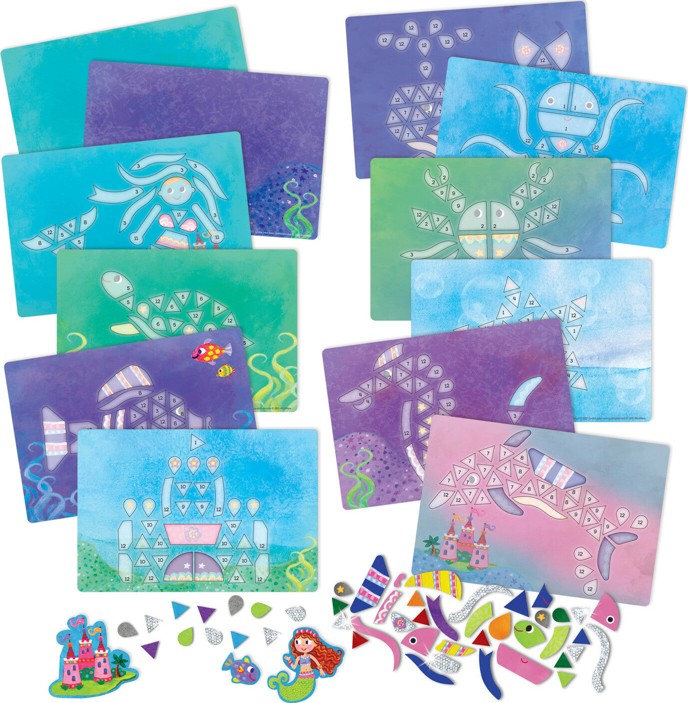 Mermaid Island, Sparkle Mosaics