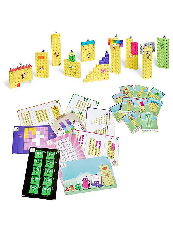 Mathlink Cubes Activity Set Numberblocks 31-40