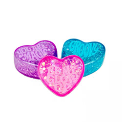 NeeDoh Teenie Sparkle Squeeze Hearts – Glitter Sensory Fidget Toy (3 Pack)