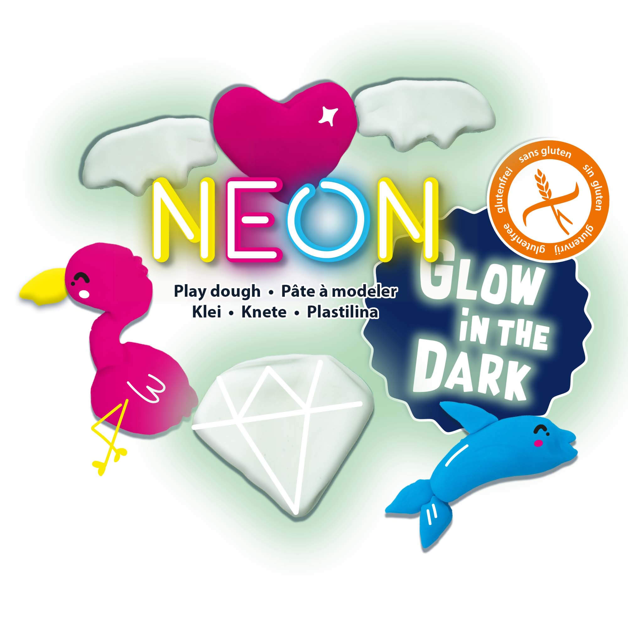 Play Dough – Neon and Glow in the dark
