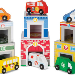 Nesting & Sorting Buildings & Vehicles Melissa & Doug