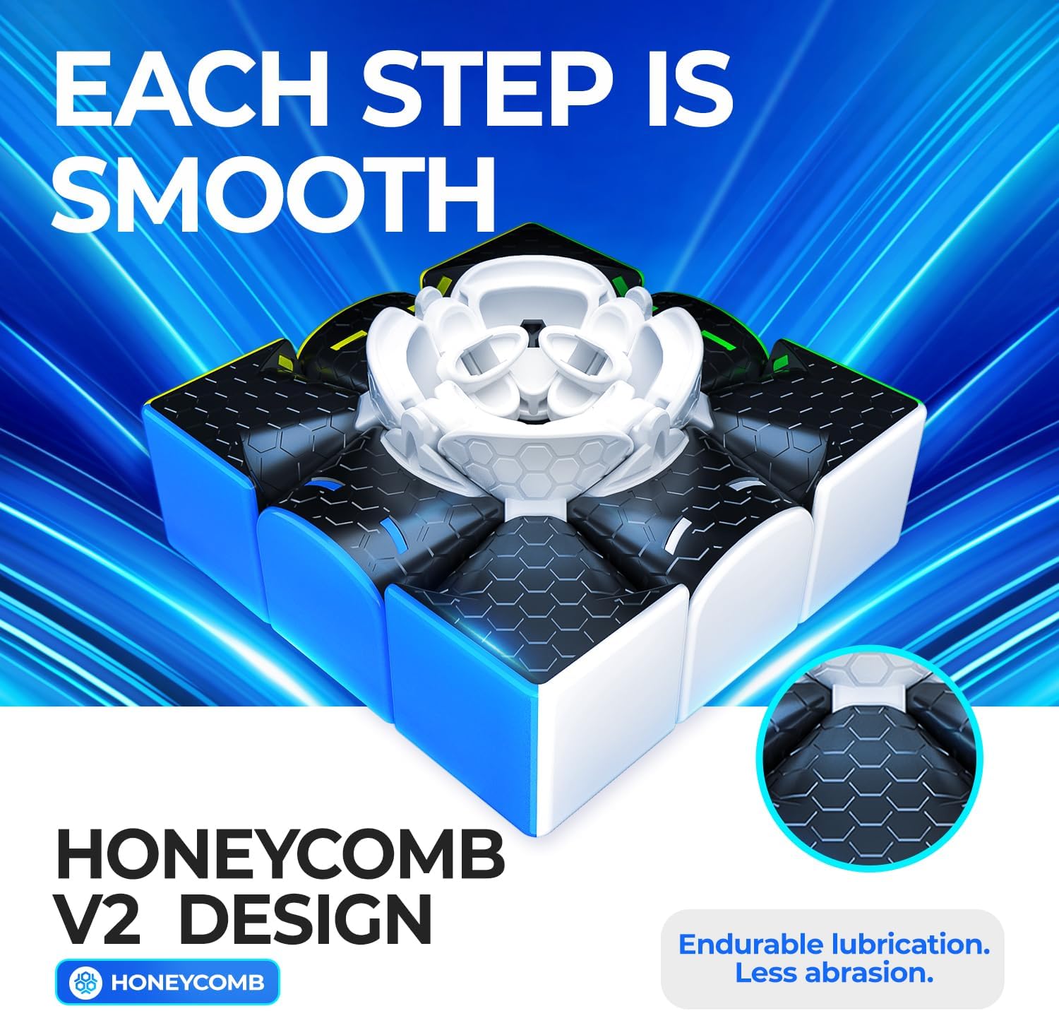 Nexcube 3x3 Clasico, The Cube for Speedcubers. Maximum Speed. Stickerless