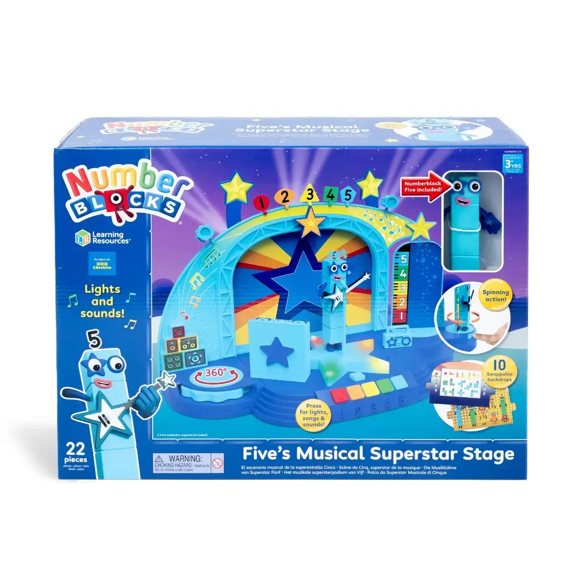 Numberblocks® Five's Musical Superstar Stage
