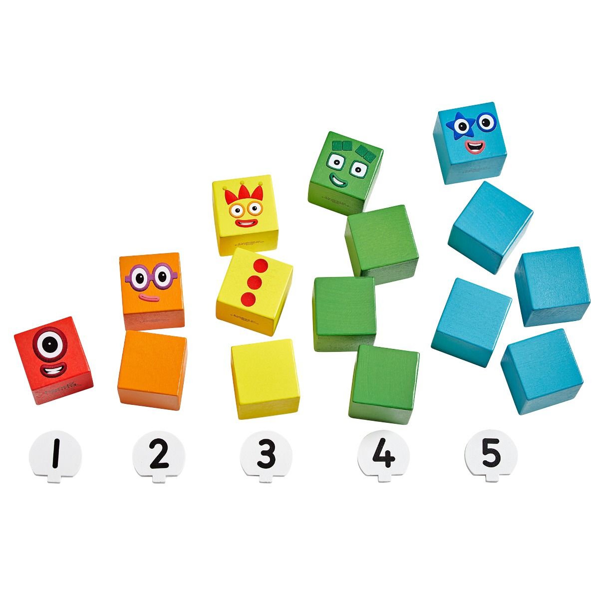 Numberblocks One to Five Wooden Blocks Set