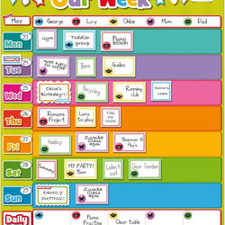 Our Week Magnetic Planner for Kids