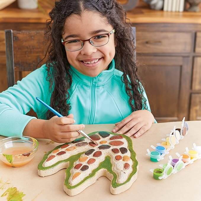 Paint Your Own Stepping Stone: Dinosaur Footprint