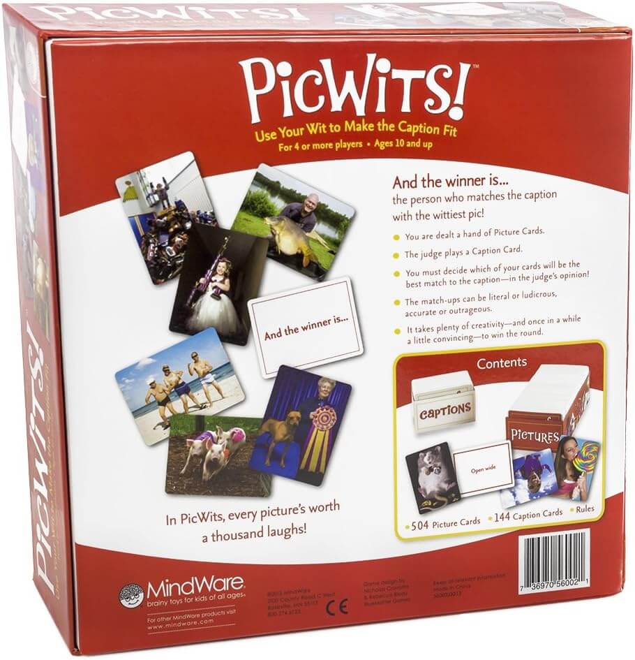 MindWare PicWits! Board Game