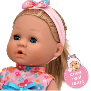Tiny Tears Classic Crying & Wetting Long Hair Doll