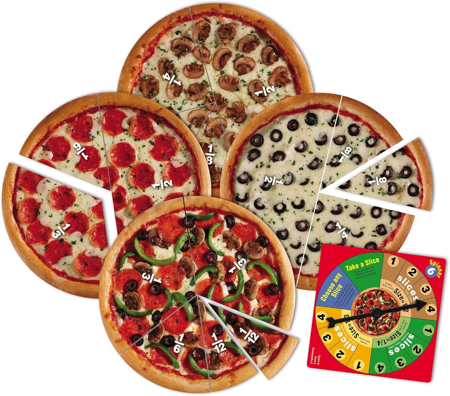 Learning Resources - Pizza Fraction Fun! Game
