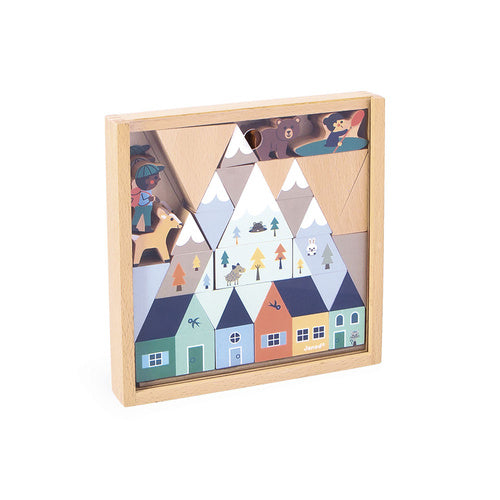 Janod Mountain Valley Wooden Blocks