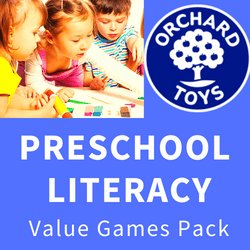 Preschool Literacy Value Games Pack - Orchard Toys