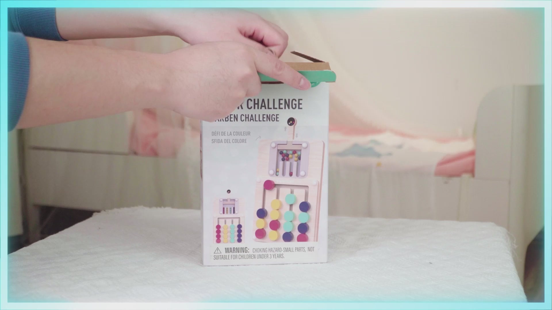 Color Challenge Slide Puzzle Board by Topbright.