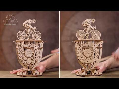UGears Automaton Cyclist - Mechanical 3D Puzzle