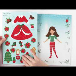 Little Sticker Dolly Dressing Christmas