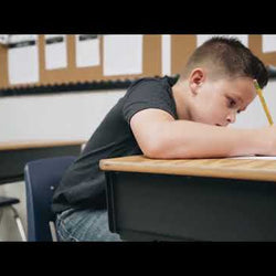 Wiggle Antimicrobial Seat Sensory Cushion – Blue 27cm – Flexible Alternative Seating – By Bouncyband