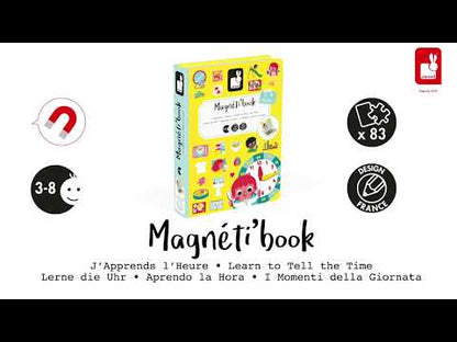 LEARN TO TELL THE TIME MAGNETI'BOOK