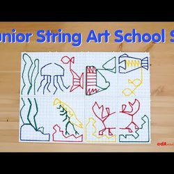 Junior String Art - School Set