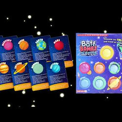 9 x Solar System Bath Bombs Gift Set
