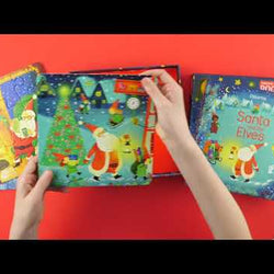 Usborne Book and 3 Jigsaws: Santa