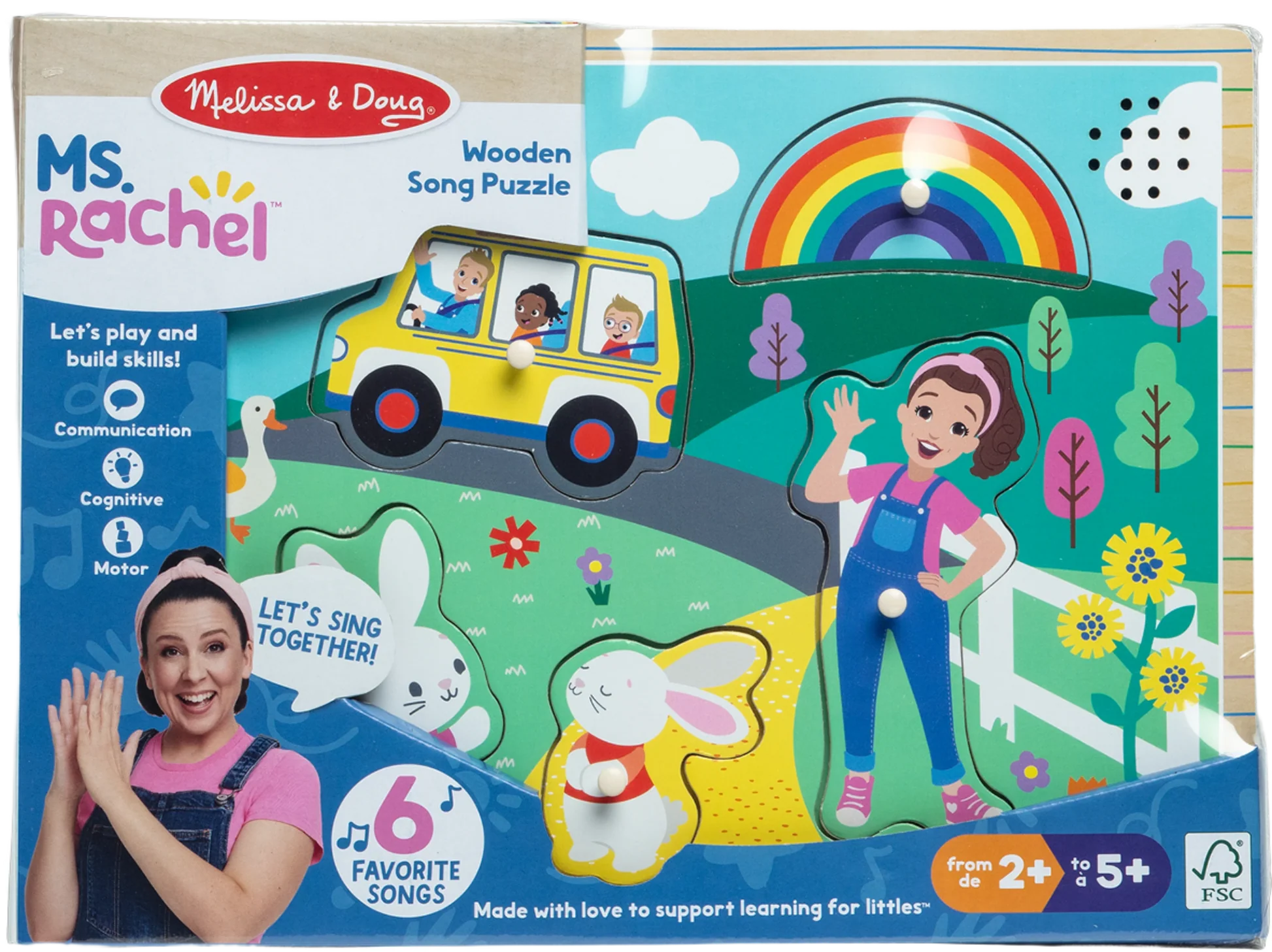 Ms. Rachel Wooden Song Puzzle