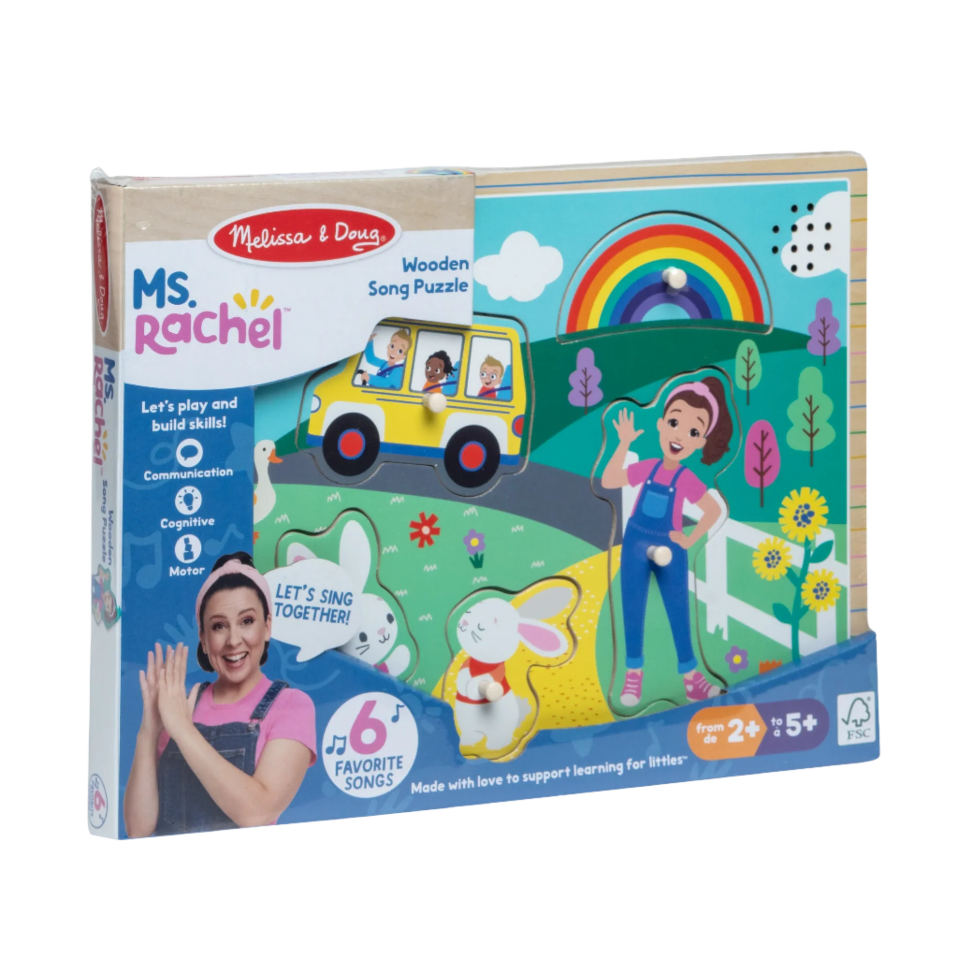 Ms. Rachel Wooden Song Puzzle