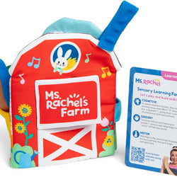 Ms. Rachel Official Sensory Learning Farm, Foldable Soft Baby Book