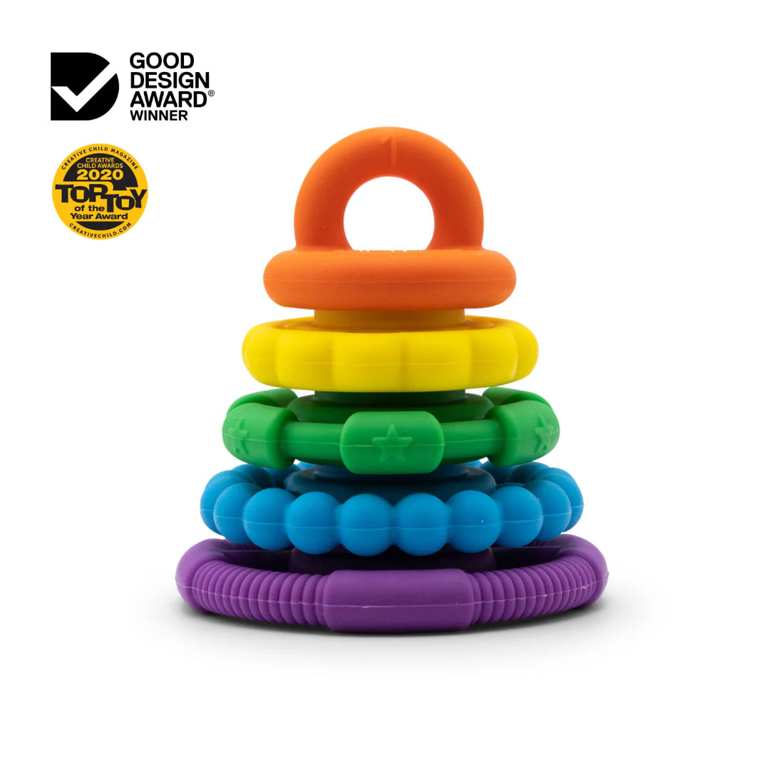Jellystone - Rainbow Stacker & Teether Toy