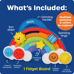 Learning Resources Rainbow Busy Board