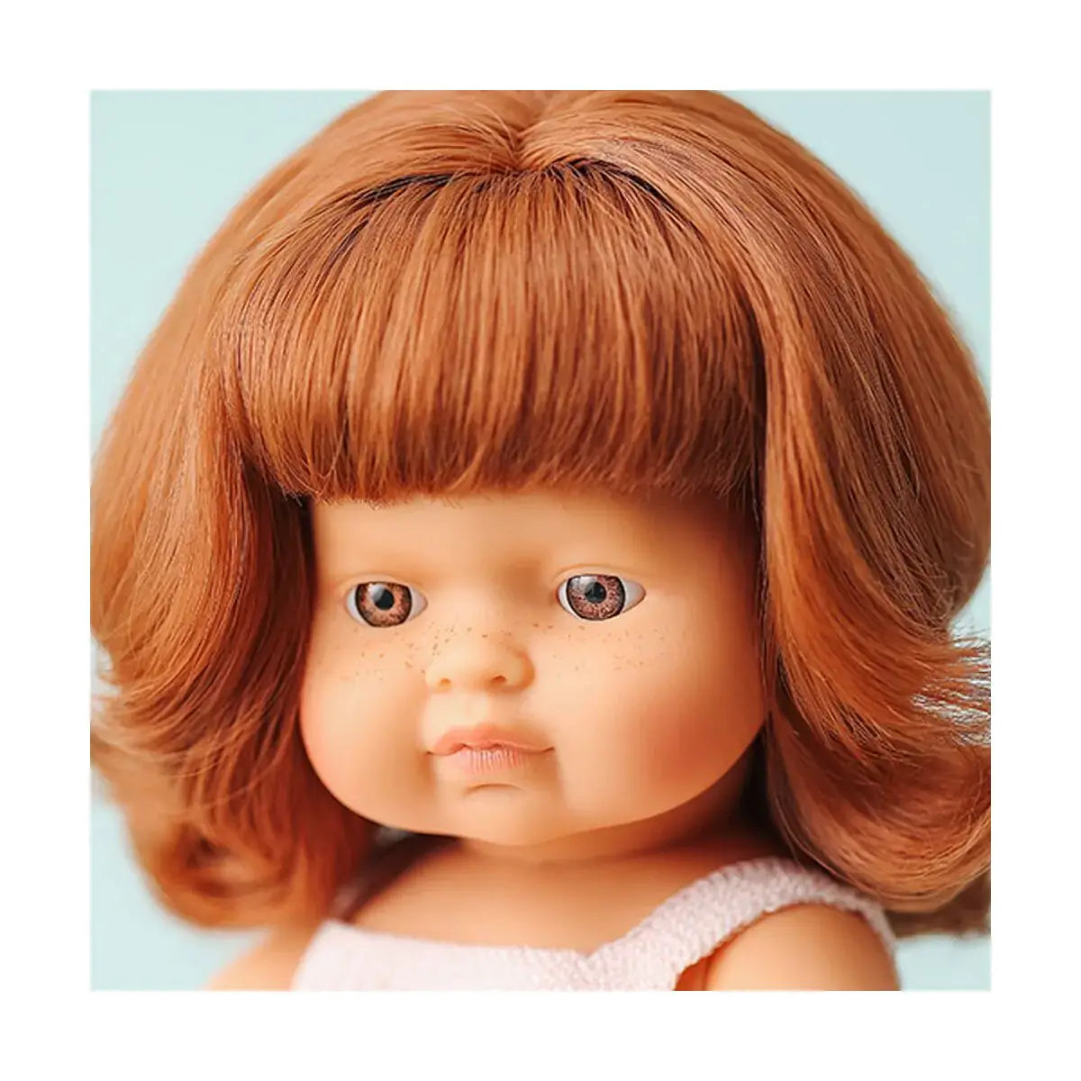 Miniland Baby Doll Redhead Girl 38 cm  Anatomically correct
