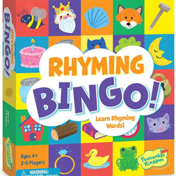 Peaceable Kingdom Rhyming Bingo - Reading and Learning Game