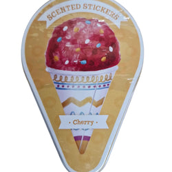 Peaceable Kingdom Ice Cream Scented Stickers Assorted - Cherry, Vanilla, Strawberry, Grape, Chocolate