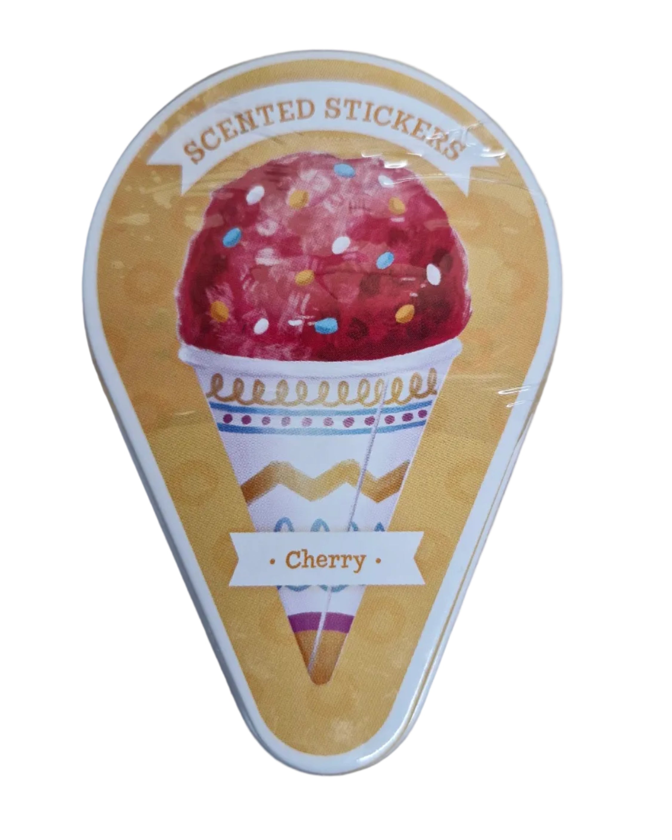 Peaceable Kingdom Ice Cream Scented Stickers Assorted - Cherry, Vanilla, Strawberry, Grape, Chocolate