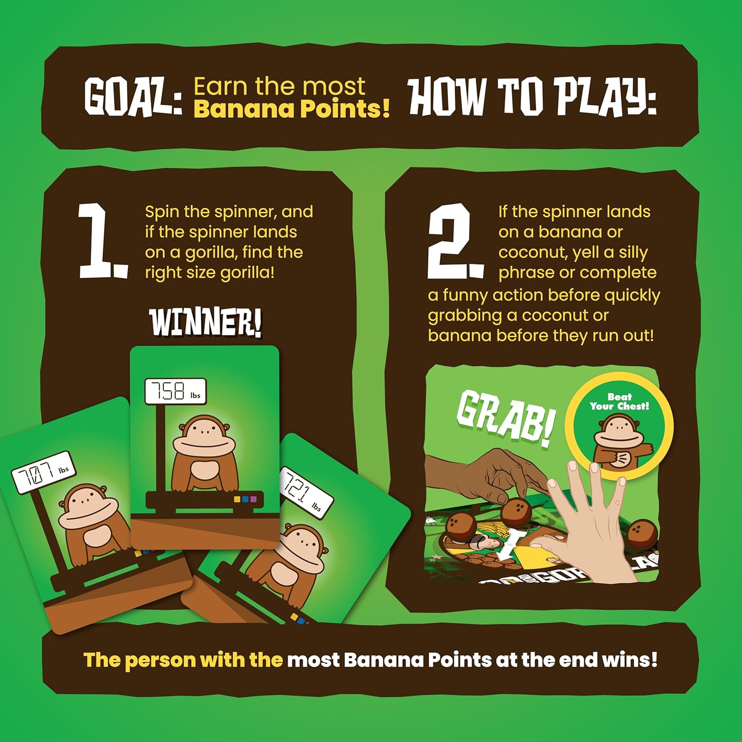 800 Pound Gorilla – Fast-Paced Family Party Game