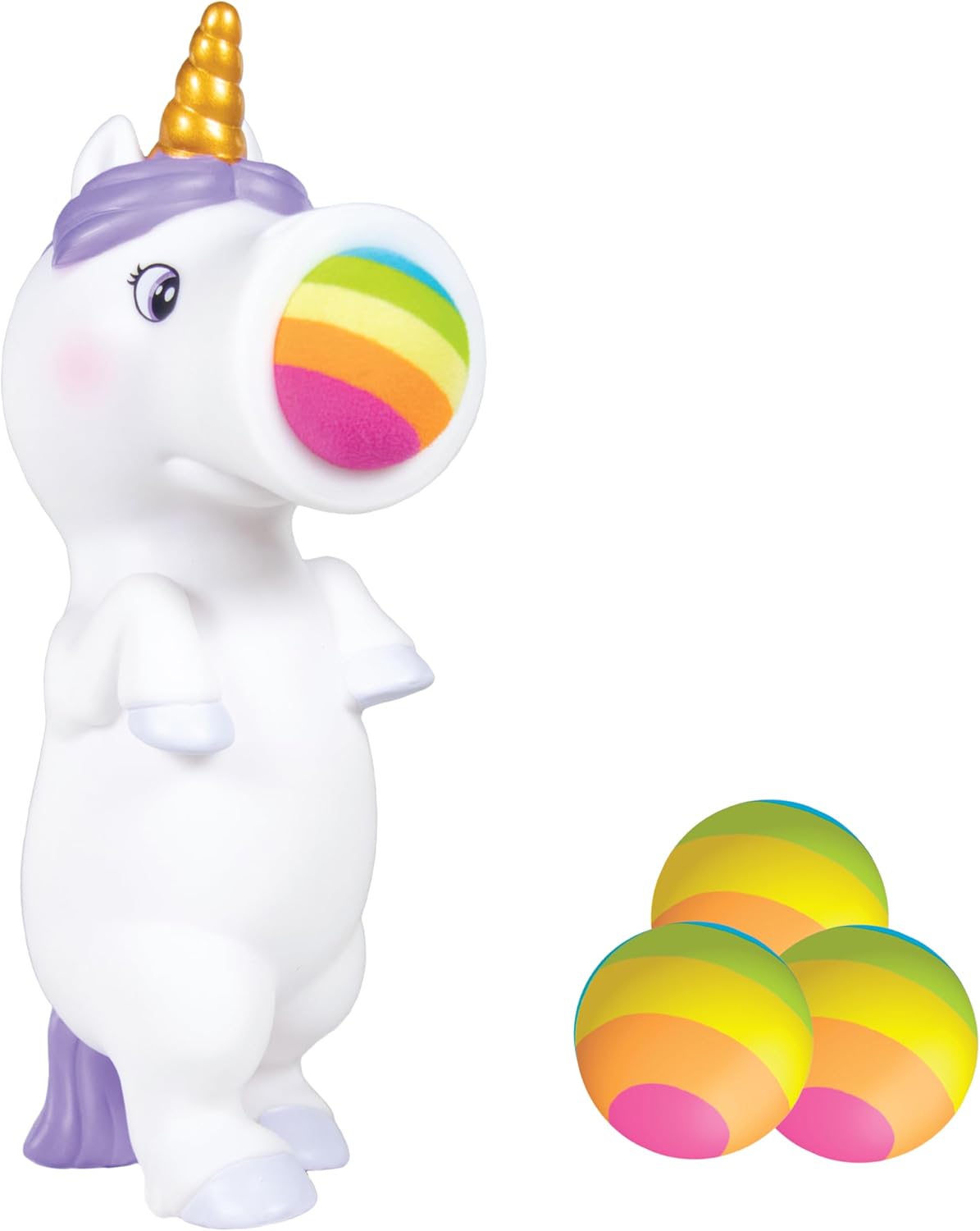 Squeeze Popper Unicorn White