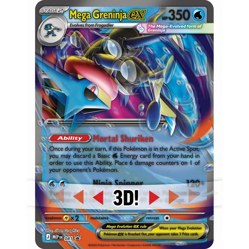 Pokemon TCG Mega Greninja EX Premium Collection