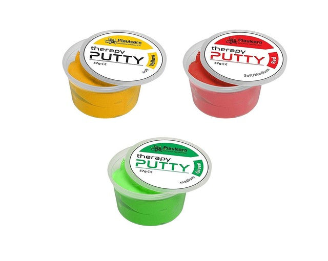 Playlearn Therapy Putty – 3 Pack (3 Colours, 3 Strengths)
