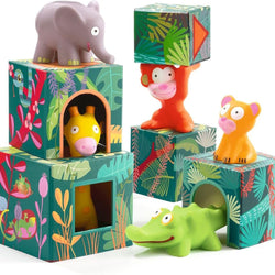 Jungle Stacking Blovks and Animals Djeco