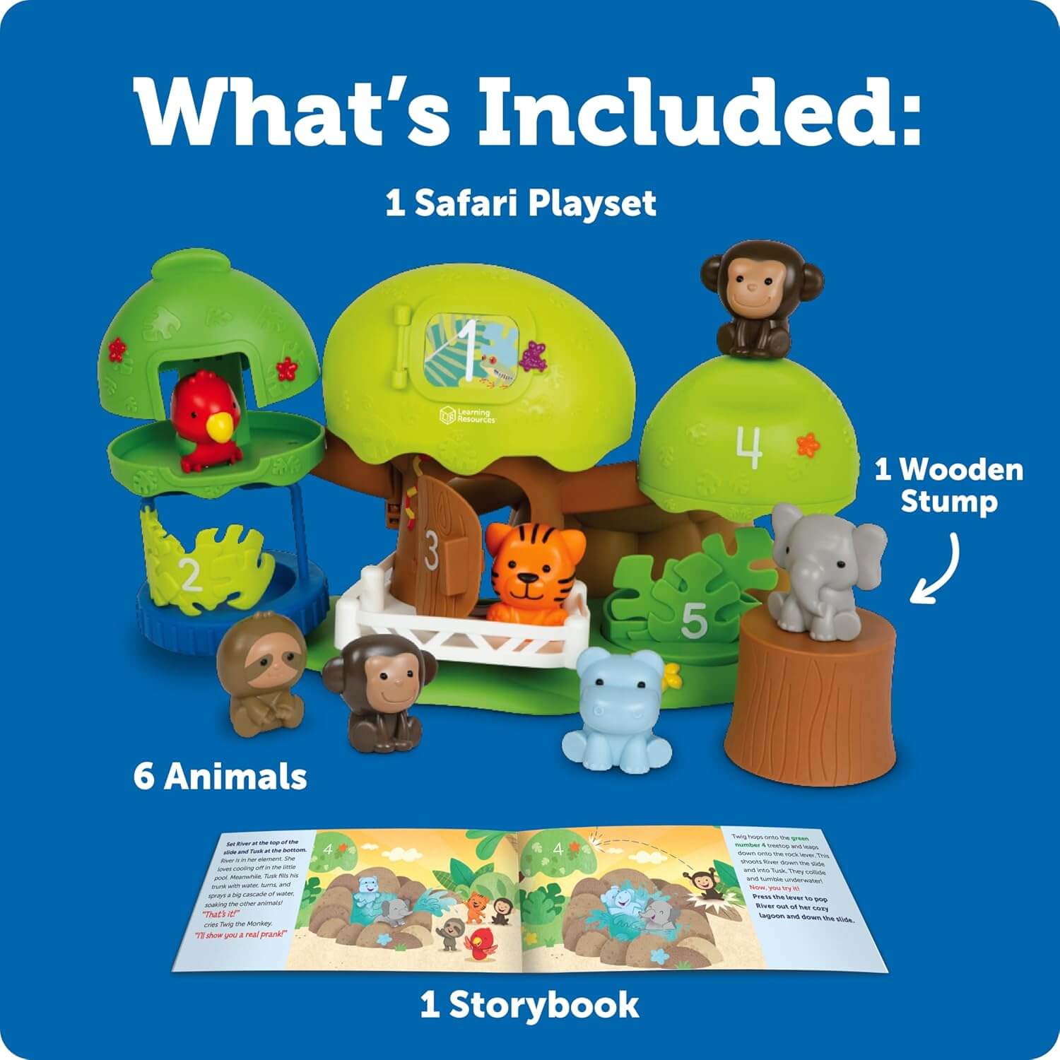 Learning Resources Peeksville Jungle Safari Playset