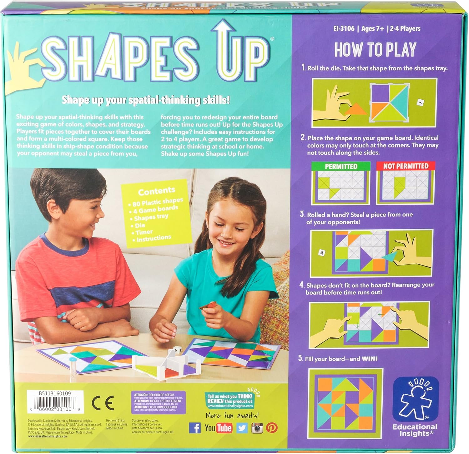 Shapes Up Tangram Game