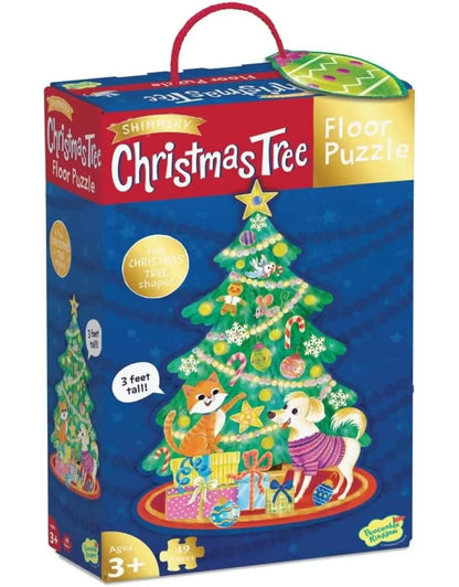 Shimmery Christmas Tree Puzzle 49pcs