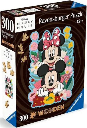 Disney Mickey Mouse 300 PC Ravensburger Wooden Puzzle