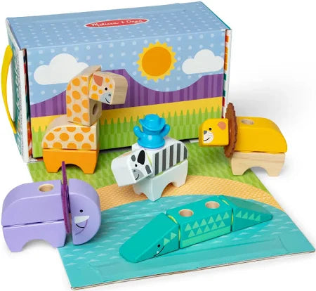 Blockables Safari Animals Building Set