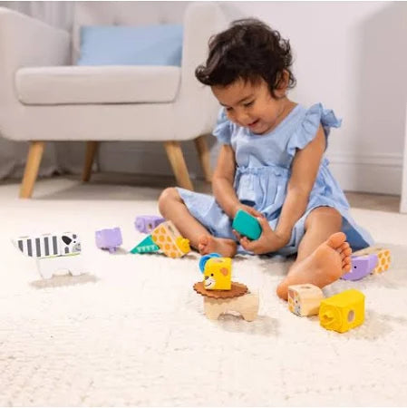 Blockables Safari Animals Building Set