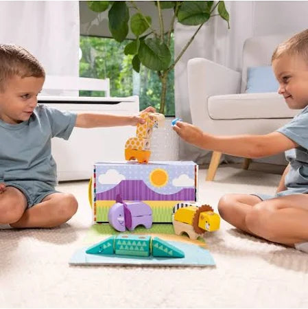 Blockables Safari Animals Building Set