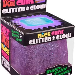 NeeDoh Nice Cube Glitter and Glow