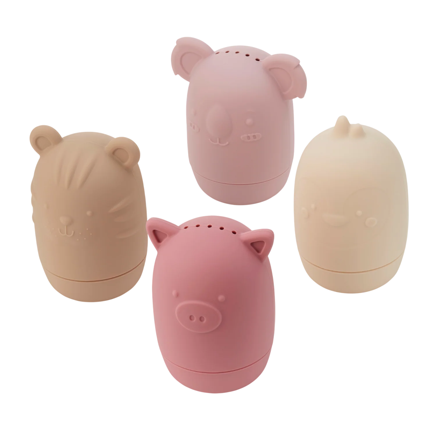 SiliSoft Animal Squirters (Earth) – Pack of 4