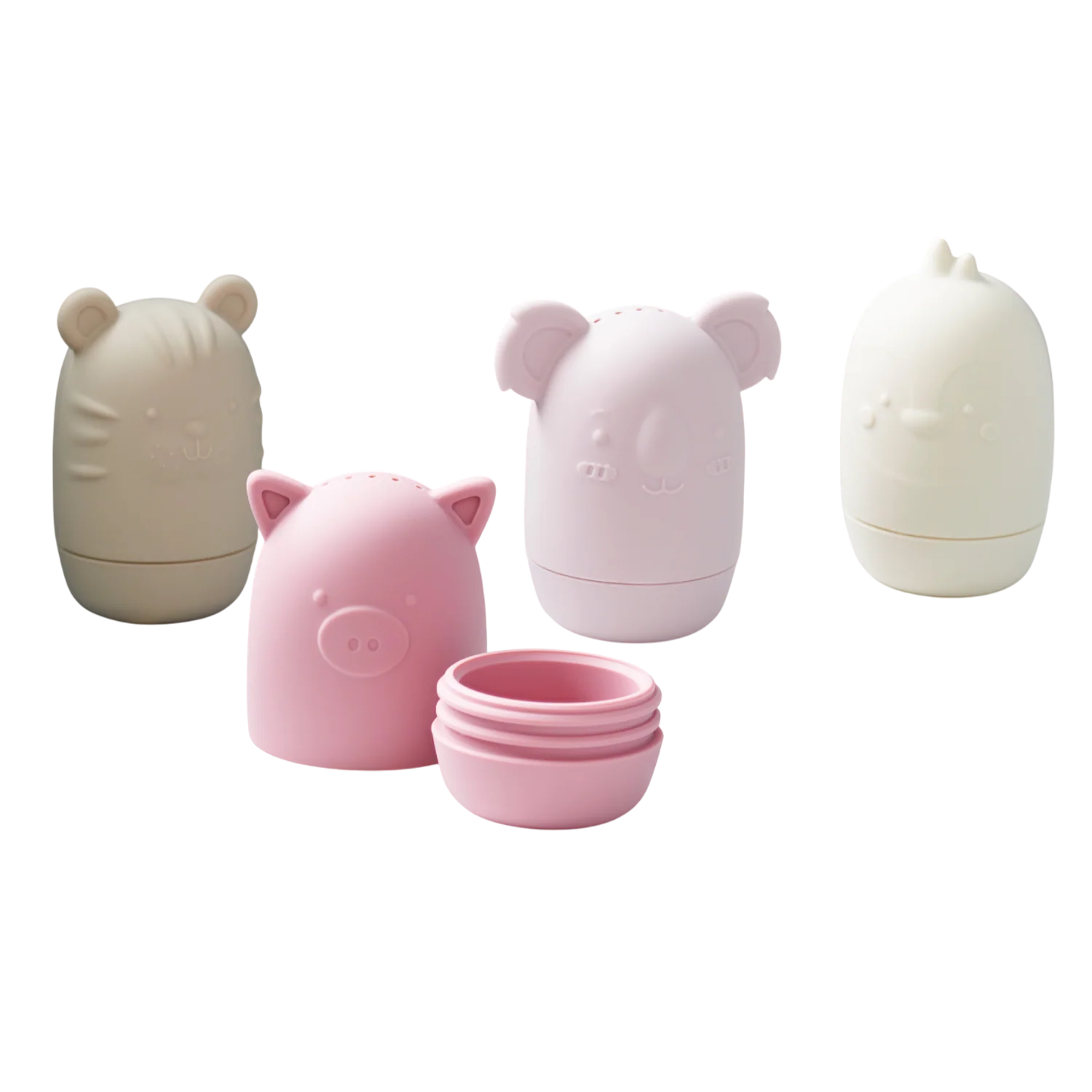 SiliSoft Animal Squirters (Earth) – Pack of 4