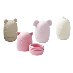 SiliSoft Animal Squirters (Earth) – Pack of 4