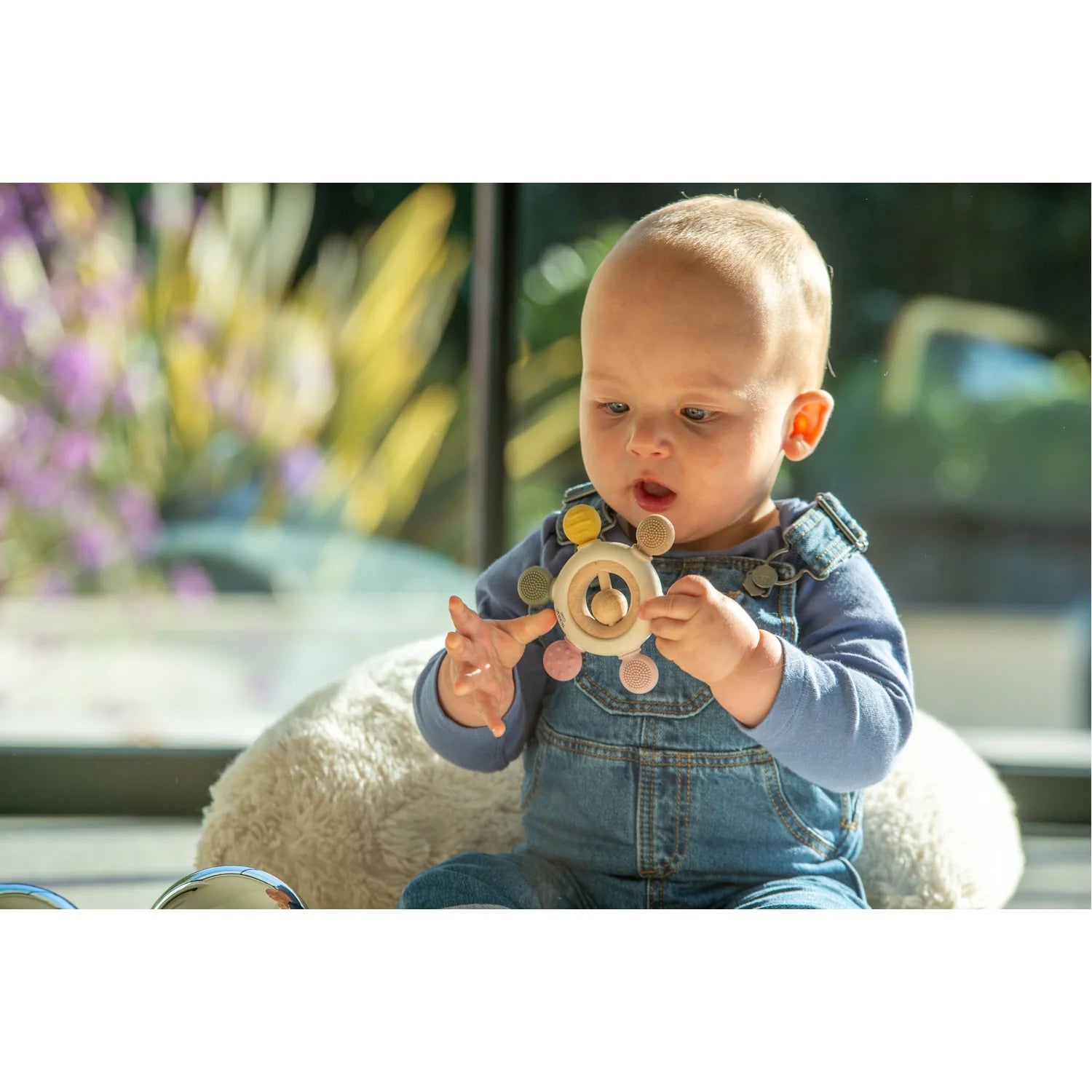 SiliSoft Rattle Teether (Earth)
